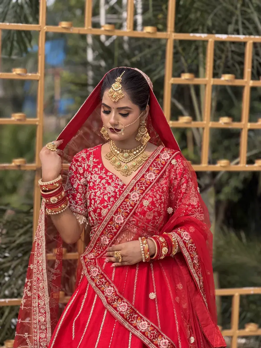 Bridal makeup by Priyanshi for Delhi bookings