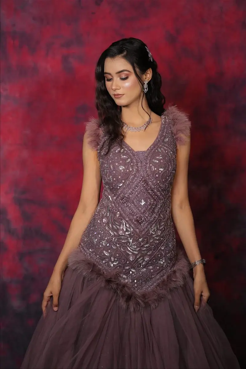 elegant engagement makeup with a polished, camera-ready finish by Priyanshi in Roorkee